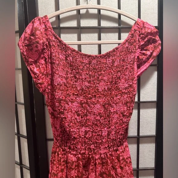 NWT FREE PEOPLE RARE- UltraViolet Raspberry Combo Dress - Picture 7 of 8